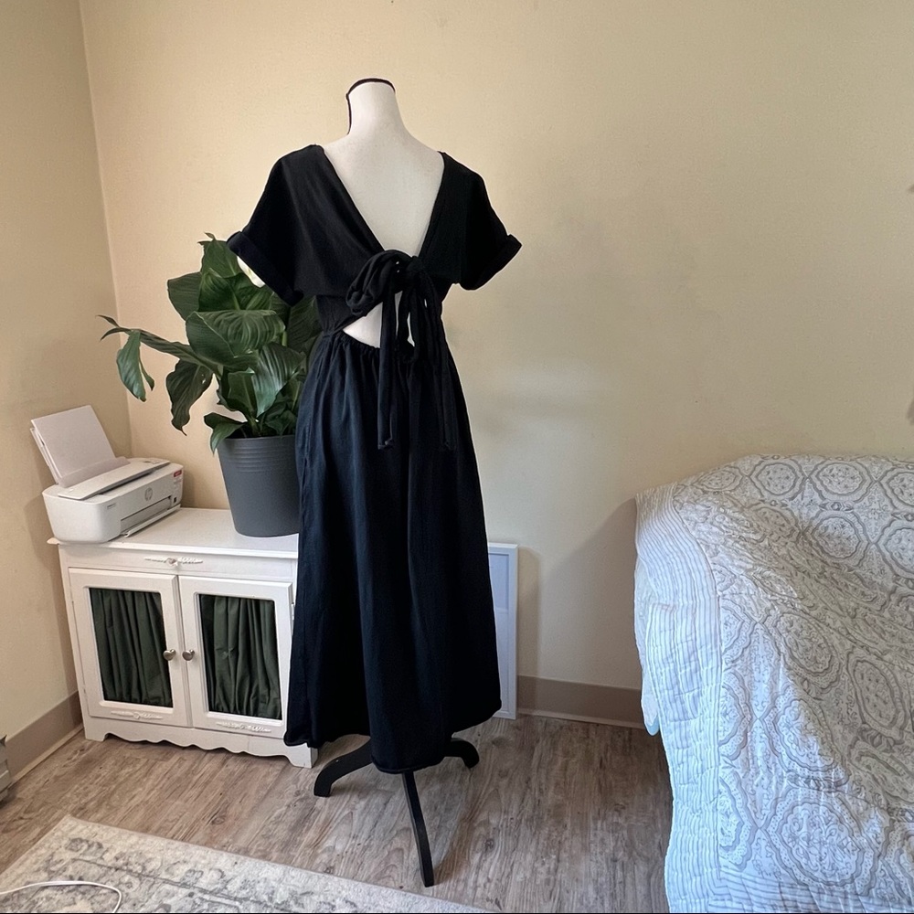 Free People Beach Black Dress